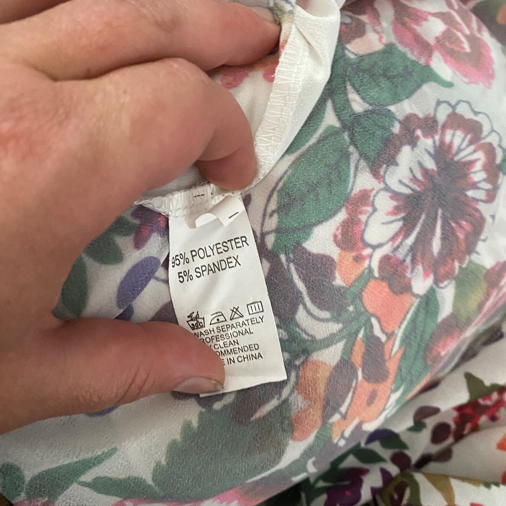 Sheer Floral Duster